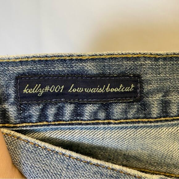 Vintage Citizens of Humanity‎ Kelly #001 Low Waist Bootcut Denim Jeans Size 27 - Picture 8 of 14